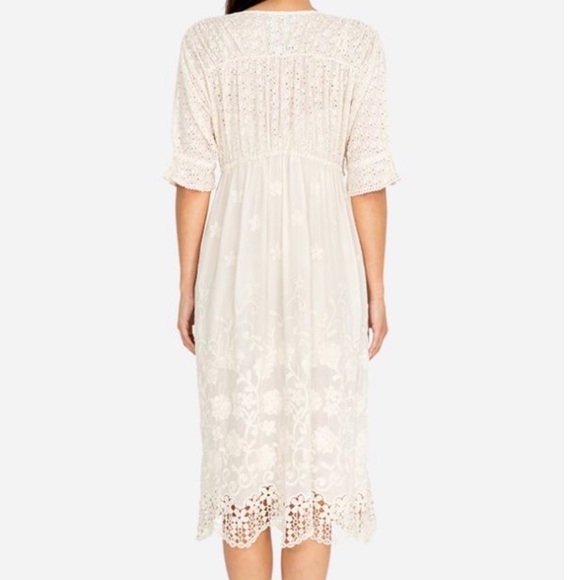 Johny Was Ambre embroidered BoHo cut out dress - Picture 5 of 12